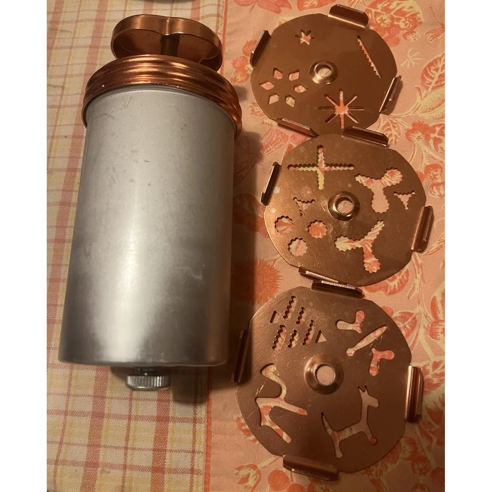 Vtg Mirro Dial A Cookie Press Kit 12 Fancy Cookie Selections M-0357-22 & Booklet